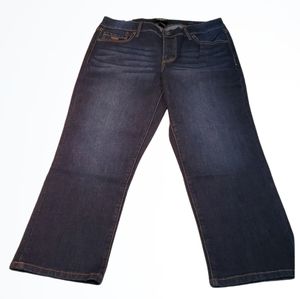 Nine West Jeans Chrystie Capri Dark Blue Jeans 4